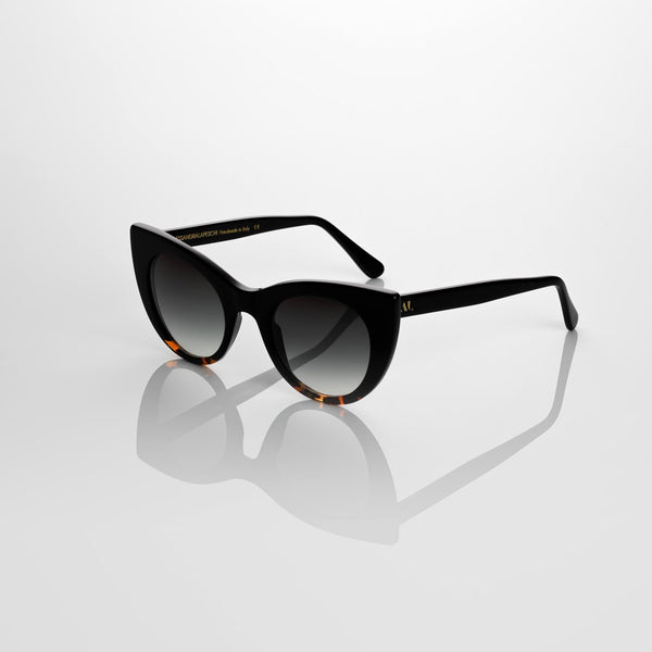 Buy black cat eye sunglasses online | Alessandra Lapeschi